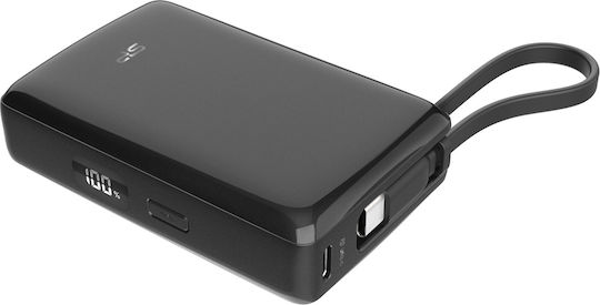Silicon Power CP10 Power Bank 10000mAh 20W με Θύρα USB-A και Θύρα USB-C Μαύρο