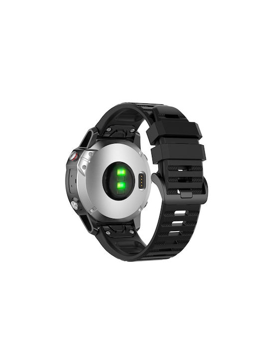 Fixed Λουράκι Μαύρο (Garmin QuickFit 22mm) Fixed Λουράκι Μαύρο (Garmin QuickFit 22mm)