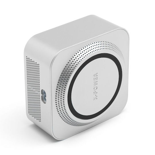 Mechanic Ladestation mit 5 USB-A Anschlüsse und 5 USB-C Anschlüsse 200W Stromlieferung / Schnellaufladung 3.0 in Silber Farbe (X-Power PLUS)