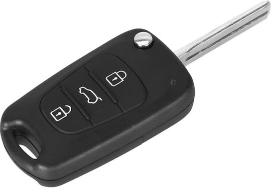 Husă Cheie Auto Techstar Compatibilă Kia 3 Cerato Ceed K2 K5 Rio Picanto Sportage 3 Butoane