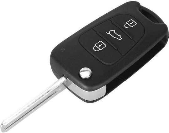 Husă Cheie Auto Techstar Compatibilă Kia 3 Cerato Ceed K2 K5 Rio Picanto Sportage 3 Butoane