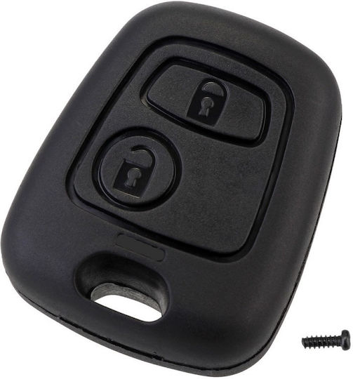 Husă Cheie Auto Techstar Compatibilă Citroen C3 C2 C1 206 307 407 2 Butoane Fără Lamă