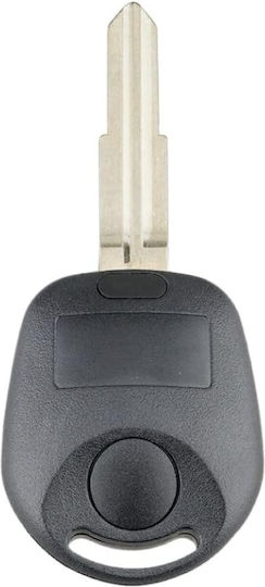 Techstar Car Key Case Compatible With Ssangyong Actyon Kyron Rexton SUV Ssy3 Blade Screw 1 Button