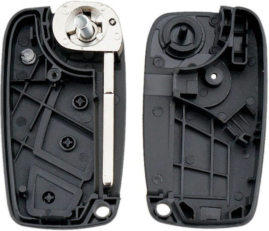 Husă Cheie Auto Techstar Compatibilă Fiat Punto Ducato Stilo Panda Bravo Idea Doblo 3 Butoane