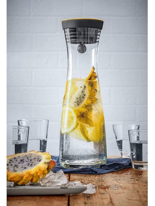 WMF Glass Decanter 13.9cm with Stopper Gold 1000ml