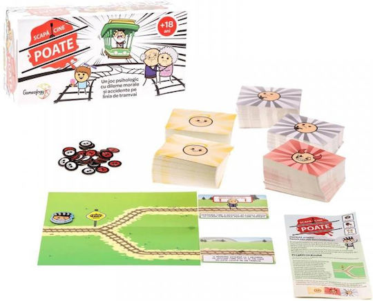 Joc de Societate Escape if You Can pentru 3-12 Jucători 18+ Ani Gameology