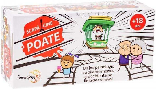 Joc de Societate Escape if You Can pentru 3-12 Jucători 18+ Ani Gameology