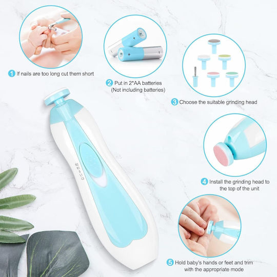 Baby Electric Nail File Blue