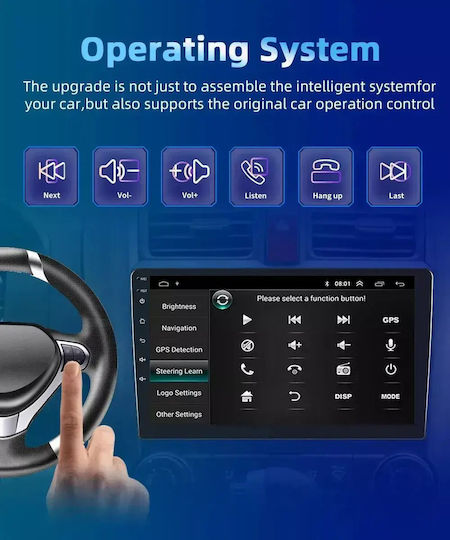 Ηχοσύστημα Αυτοκινήτου για Skoda Fabia 2015-2022 (Bluetooth/USB/WiFi/GPS/Apple-Carplay/Android-Auto) με Οθόνη Αφής 9"