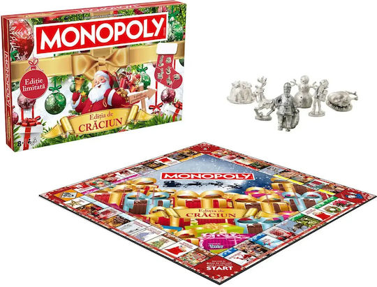 Joc de Societate Monopoly Christmas pentru 2-6 Jucători 8+ Ani Gameology