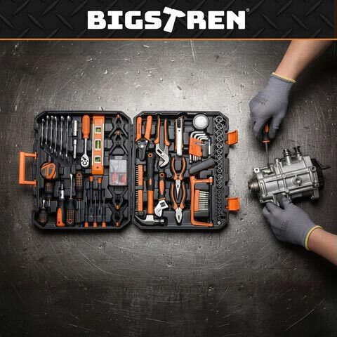 Bigstren Καστάνια με Καρυδάκια 3\8" & 1\4" 168τμχ