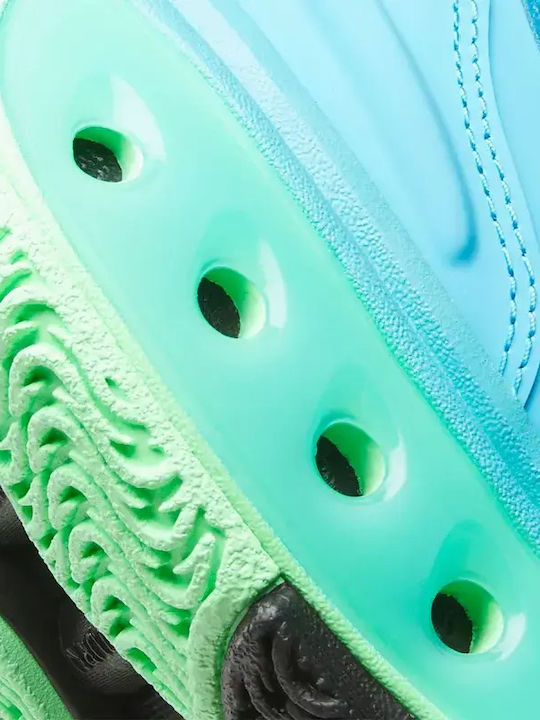 Engine A Low Basketball Shoes Future Cyan / Green Glow / Black