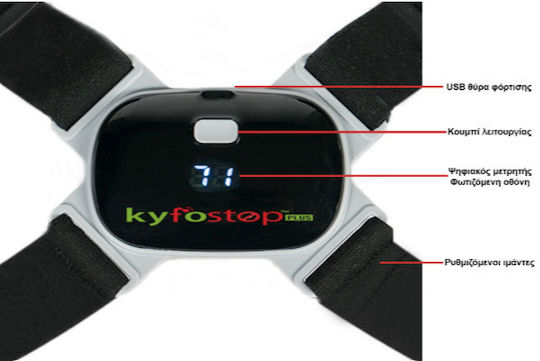Kyfostop Ρυθμιζόμενος Νάρθηκας Πλάτης 100002