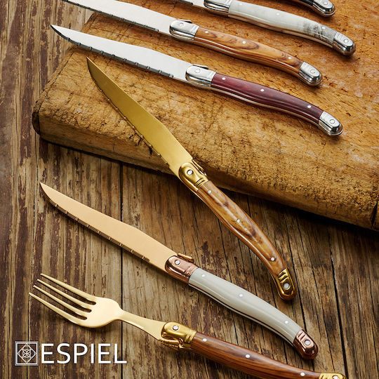 Espiel Antique Μαχαίρι Steak από Ανοξείδωτο Ατσάλι 23cm