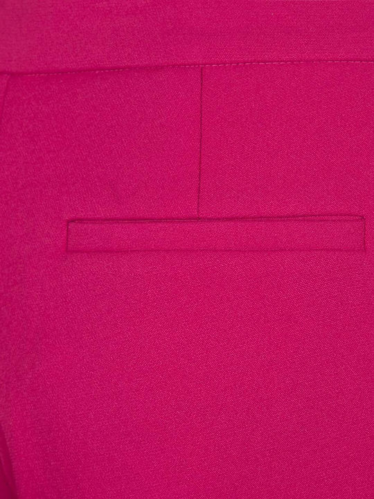 Women's Fabric Trousers Fuchsia