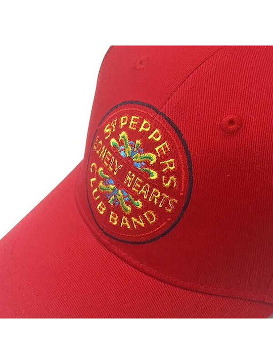 Beatles Sgt Pepper Drum Baseball Cap Rote Beatcap02r