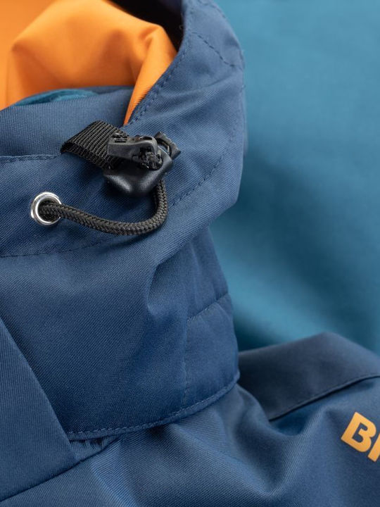 Jacke Puffer Wasserdicht und Winddicht Blau