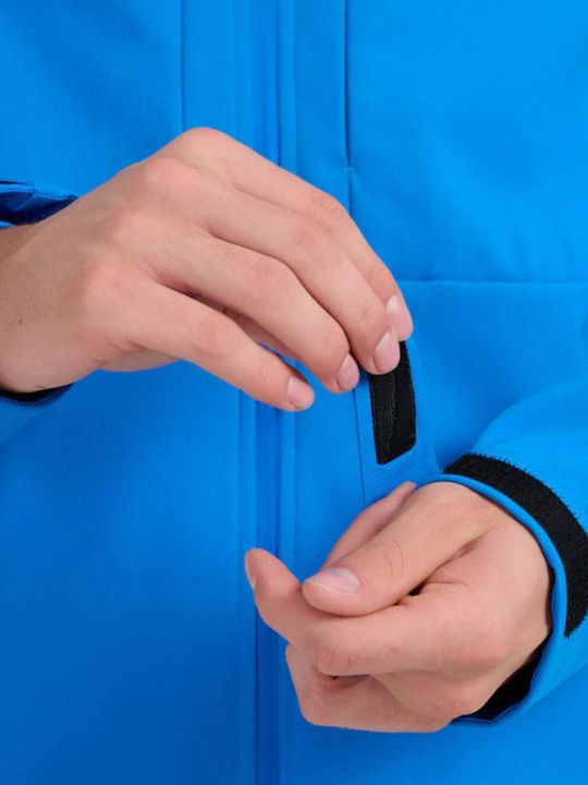 Winter Jacket Softshell Waterproof and Windproof Blue