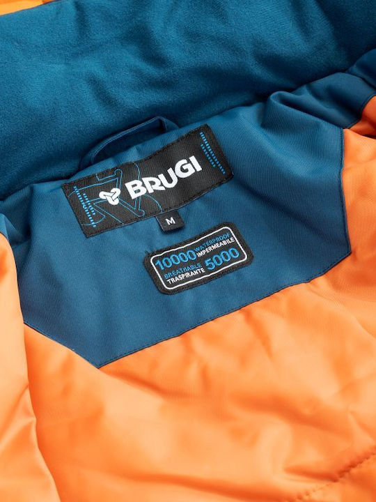 Jacke Puffer Wasserdicht und Winddicht Blau