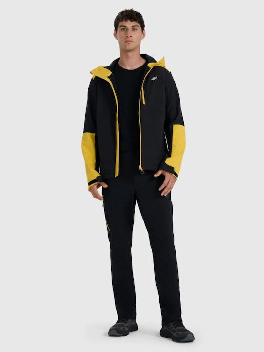 3 in 1 Winter Jacket Softshell Waterproof and Windproof Black