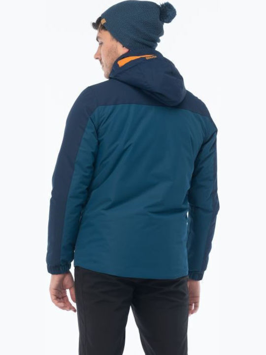 Jacke Puffer Wasserdicht und Winddicht Blau
