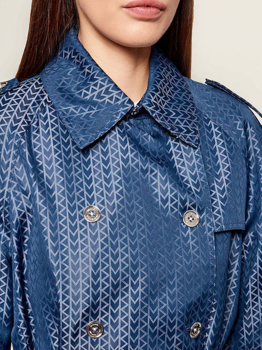Women's Blue/light blue Trench Coat