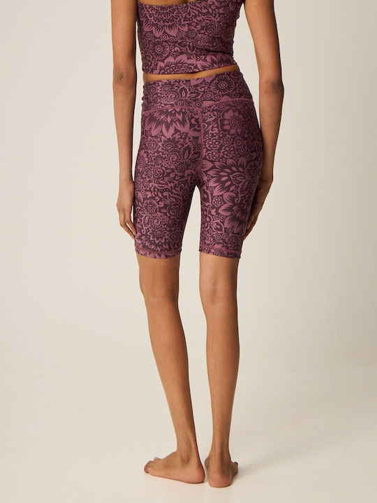 Frauen Fahrrad Leggings Purple
