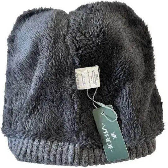 Feminin Set cu Căciulă Tricotat în culoarea Negru