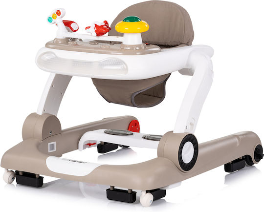 Chipolino Baby Walker with Music for 6+ Months Beige