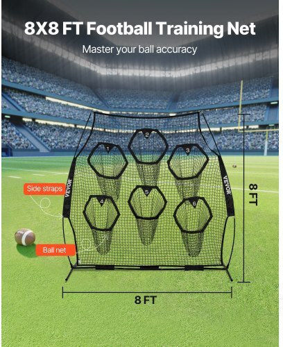Vevor Soccer Net 243.84x243.84cm