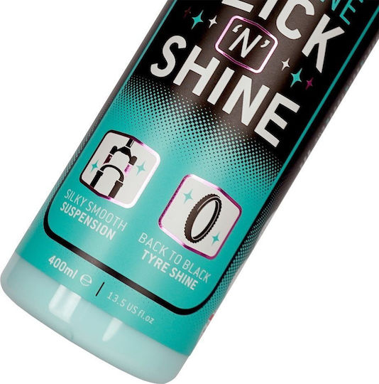 Weldtite Protective Polish Weldtite Silicone Slick 'n' Shine 400 Ml Suspension Fork Rubber Hanging Tubes New 2025