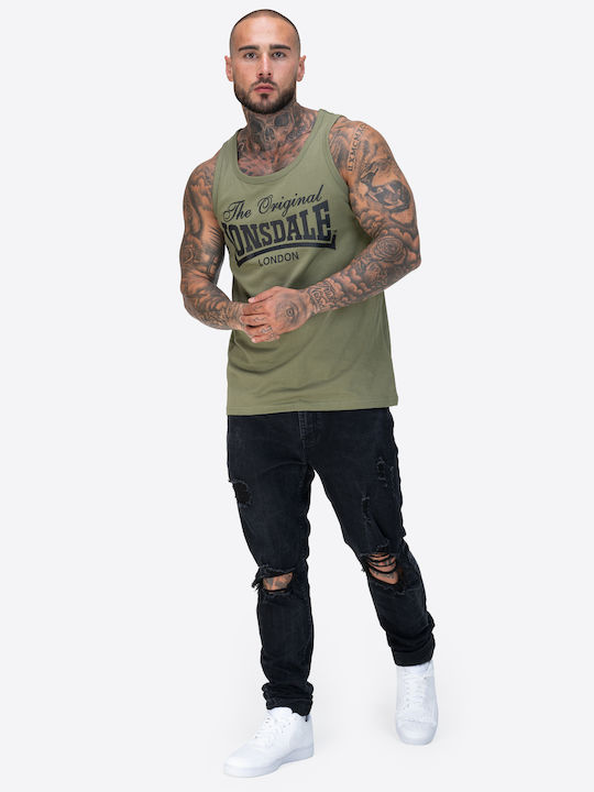 Moston Ανδρικές Φανέλες Αμάνικες Olive/black 2Pack