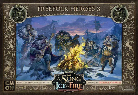 Extensie de Joc A Song of Ice and Fire: Free Folk Heroes 3 pentru 2 Jucători 14+ Ani (EN) Cool Mini Or Not