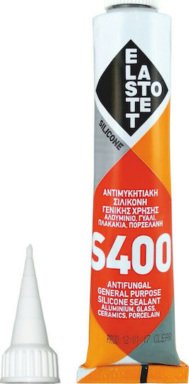 Elastotet S400 Silicon Sigilant Transparent 80ml 1buc
