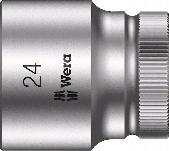 Wera Zyklop Socket Καρυδάκι με Καρέ Υποδοχής 1/2" Διάμετρος 1/2" / 24 / 120