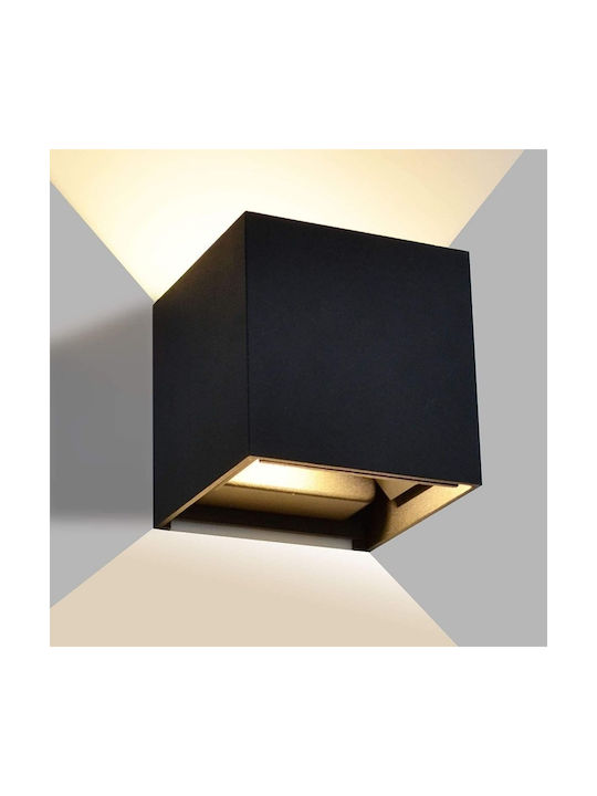 Iluminat Exterior Montat Pe Perete Etanș Led Încorporat 6W 6000K 10x10x10cm