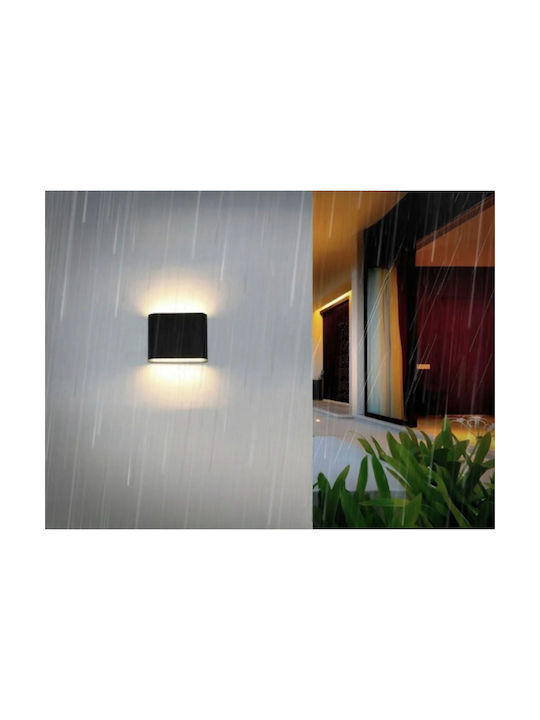 Iluminat Exterior Montat Pe Perete Etanș Led Încorporat 6W 6500K 11.5x9x3cm
