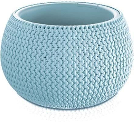 Prosperplast Flower Ghiveci Plastic Albastru 29x29εκ.