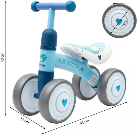 BabyMix Football Ride On για 12+ μηνών Μαύρο