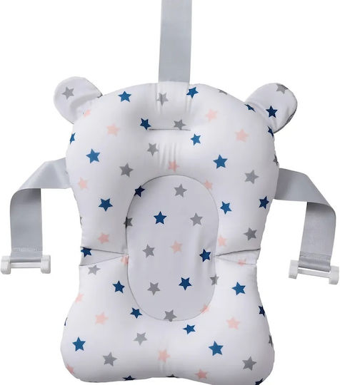 Little Mom Faltbare Babybadewanne mit Thermometer Gelb