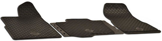 Umbrella Vordere Matten 3Stück aus Gummi für Ford Tourneo Custom / Transit 2013 Schwarz
