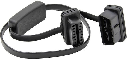 Techstar Auto Diagnosewerkzeuge Verlängerungskabel OBD 2 60 cm Ein/Aus-Schalter