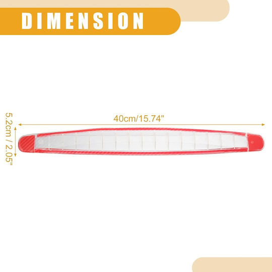 Set 2 Benzi Universale de Protecție Transparentă Pentru Bara și Ușa Mașinii Durabile din PVC Rezistente la Zgârieturi și Impact Autocolante Instalare Rapidă 40x5,2 Cm Set 2 Bucăți