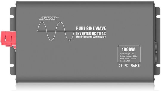Invertor Auto Unda sinusoidală pură 1000W pentru Convertirea 24V DC în 220V AC