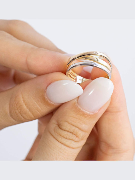 Kiriakos Gofas Ring made of Gold 14K