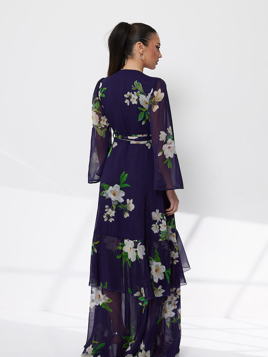 Summer Maxi Dress for Wedding / Baptism Purple