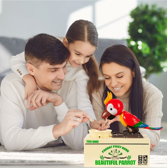 Interactive Piggy Bank Children Parrot Model