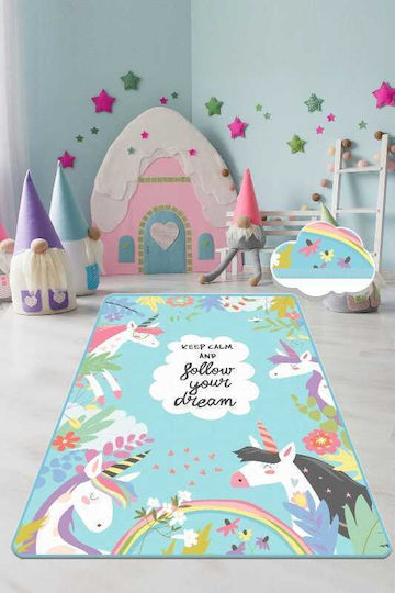 Chilai Home Kids Rug Unicorn Multicolor 100x150cm