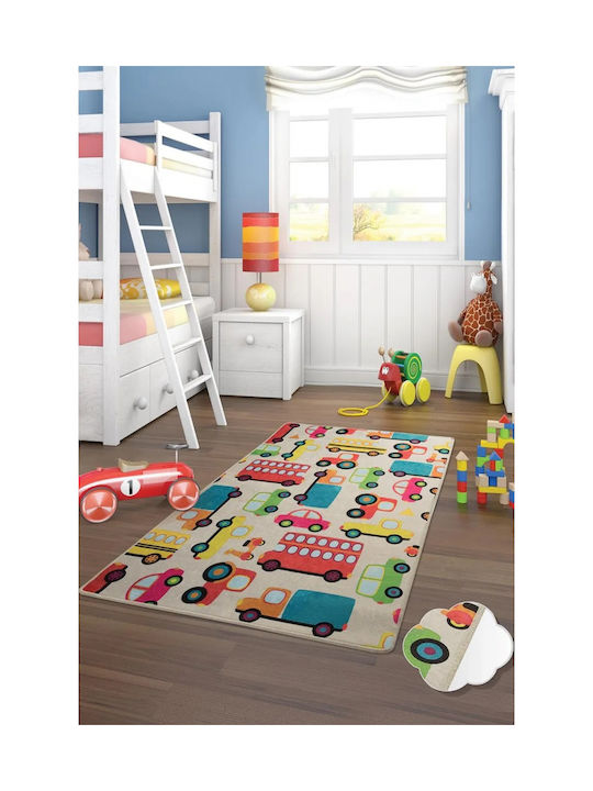 Chilai Home Детско килимче Cars Бежов 100x150см