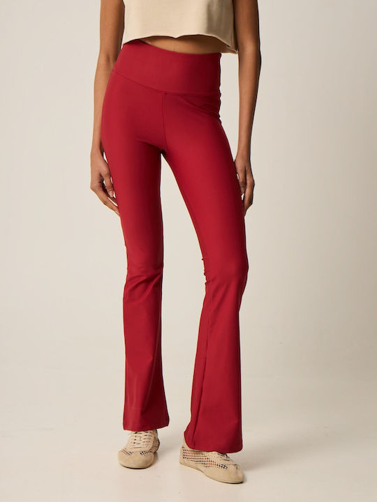 Training Women's Long Leggings Red